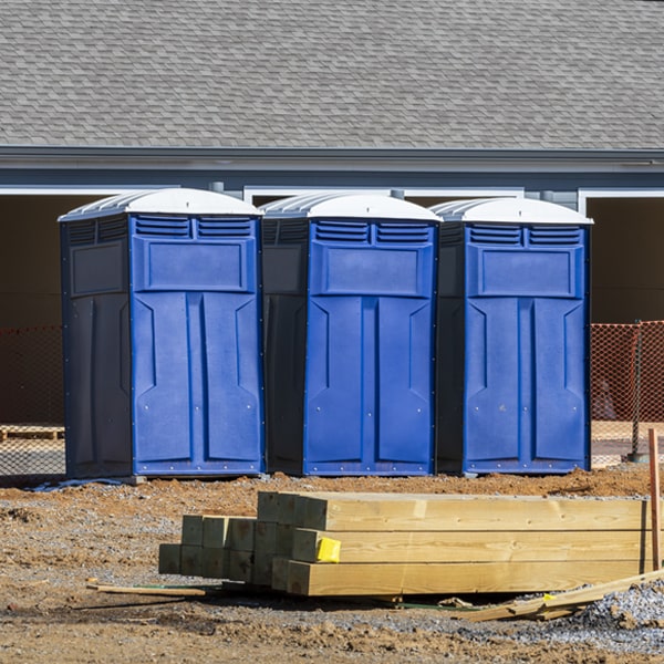 are there any restrictions on where i can place the porta potties during my rental period in Thornburg VA